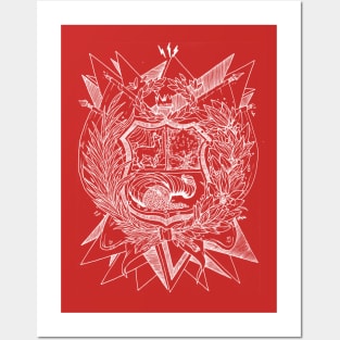 Peruvian Shield / Escudo Peruano Posters and Art